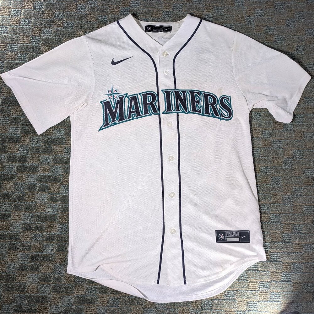 Nike Ken Griffey Jr Seattle Mariners Jersey Size S SMALL with Patch on sleeve